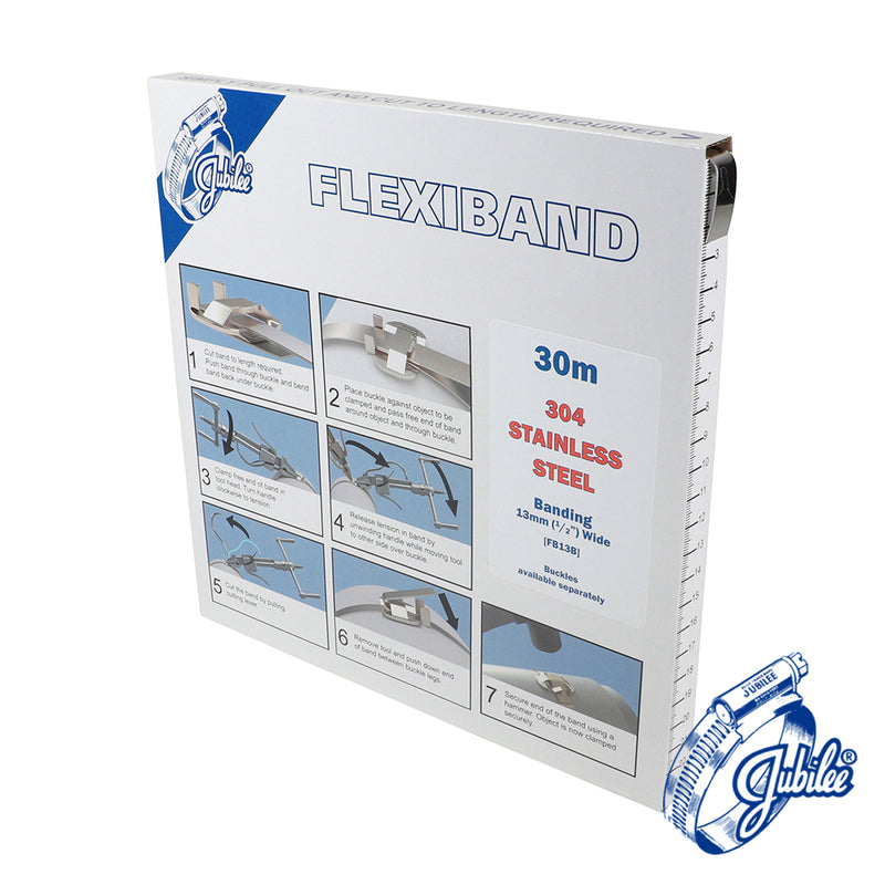 Jubilee Flexiband Stainless Steel 13mm