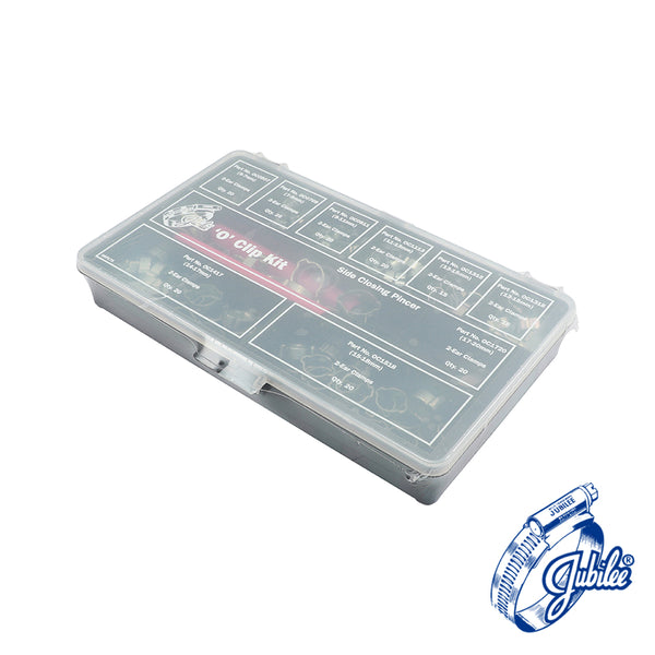 Jubilee O Clip Pack Mild Steel 175pc