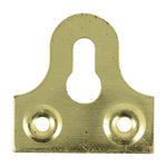 TIMCO Mirror Plates Slotted Electro Brass - 32mm