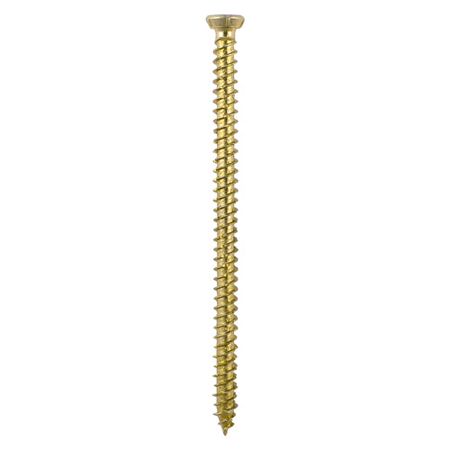 TIMCO Concrete Screws Flat Countersunk Gold - 7.5 x 40