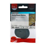 TIMCO Penny / Repair Washers DIN9054 Silver - M8 x 40