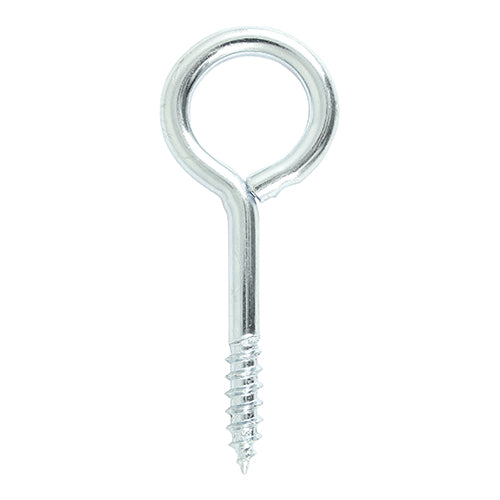 TIMCO Screw Eyes Silver - 55mm