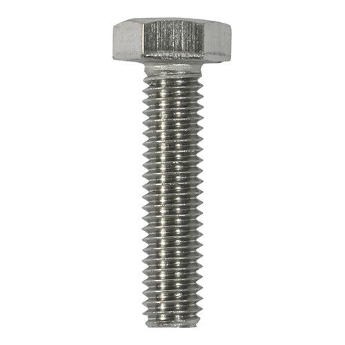 TIMCO Set Screws DIN933 A2 Stainless Steel - M8 x 20