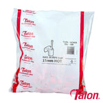 Talon Nail In Pipe Clips Red - 15mm