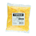 TIMCO Yellow Premium Plastic Plugs - 25mm