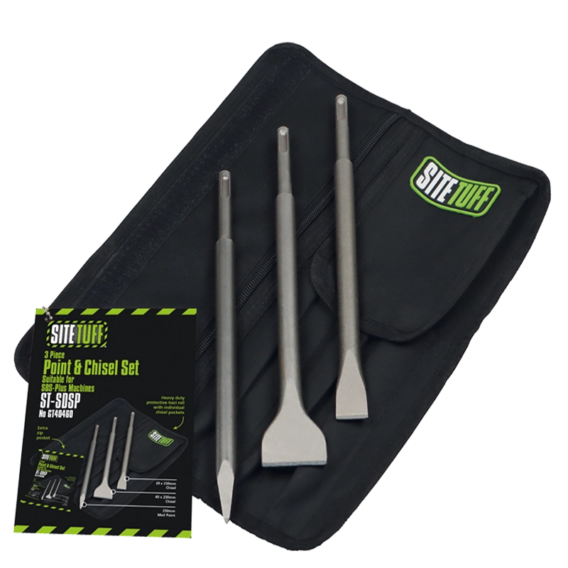 ST-SDSP SDS-Plus 3 Piece Point & Chisel Set