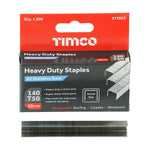 TIMCO Heavy Duty Chisel Point A2 Stainless Steel Staples 10mm designed for strong, corrosion-resistant fixing in multiple applications.