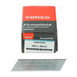 TIMCO FirmaHold Collated 16 Gauge Angled Galvanised Brad Nails 16g x 38 ideal for skirting, architrave, and tongue and groove fixing.