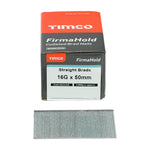 TIMCO FirmaHold Collated 16 Gauge Straight Galvanised Brad Nails 16g x 50 designed for neat, concealed internal fixing applications.