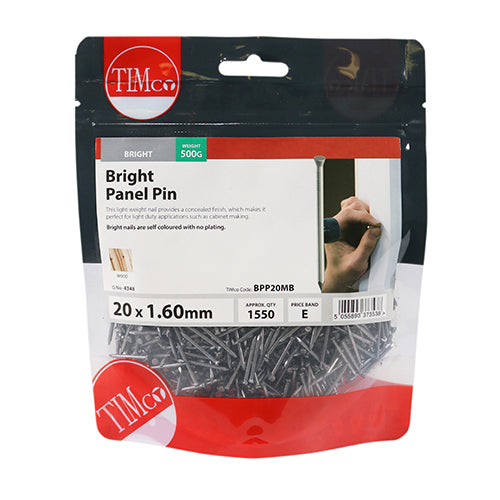 TIMCO Panel Pins Bright - 20 x 1.60