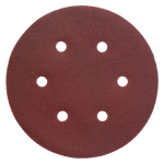 P5-6SD (PKT 10) 150MM P120 H&L 6 HOLE SANDING DISC