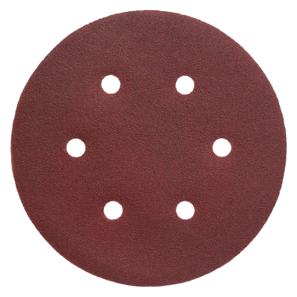P5-6SD (PKT 10) 150MM P120 H&L 6 HOLE SANDING DISC