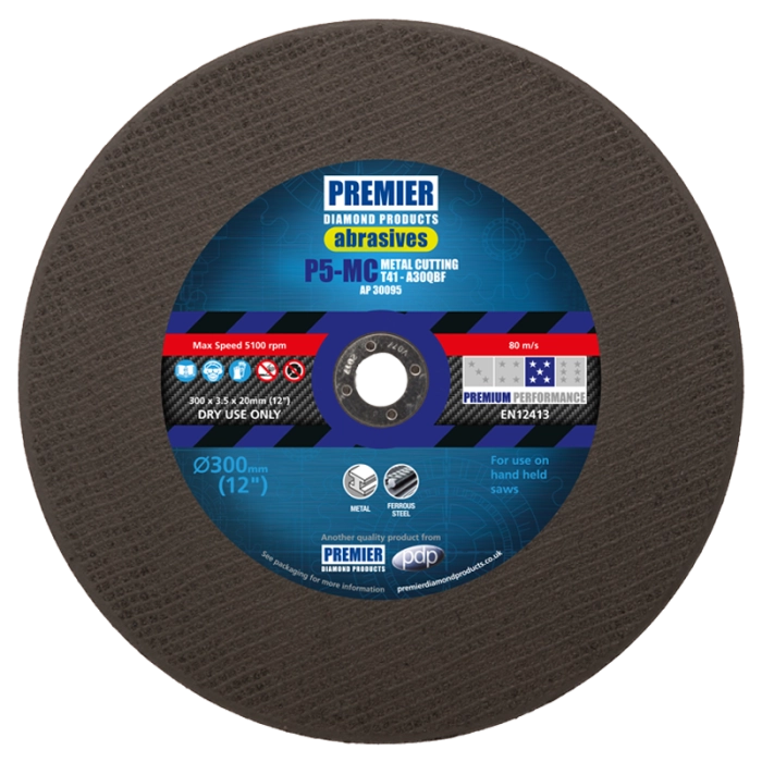P5-MC 350 x 3.0 x 25.4 A30TBF T41 Flat Metal Cutting (Box of 10)