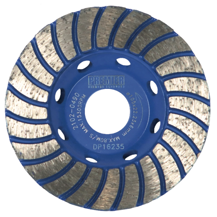 PREMIER P5-TCG 115 X 15/22.2 TURBO CUP GRINDER