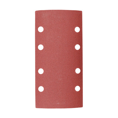 TIMCO 1/3 Sanding Sheets 180 Grit Red Punched - 93 x 185mm