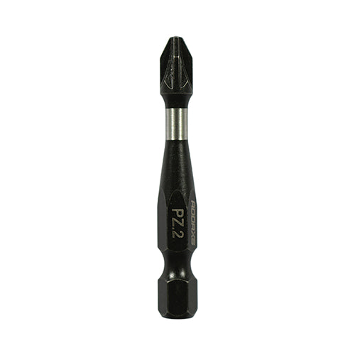 TIMCO X6 Impact Pozi Driver Bit No.2 x 50 designed for maximum durability and strength in demanding impact driving tasks.