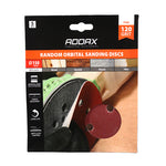TIMCO Random Orbital Sanding Discs 120 Grit Red - 150mm