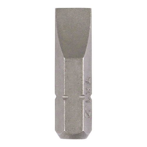 TIMCO Slotted Driver Bit S2 Grey - 7.0 x 1.2 x 25