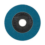 TIMCO Set of Flap Discs Zirconium Type 29 Conical P120 Grit - 115 x 22.23