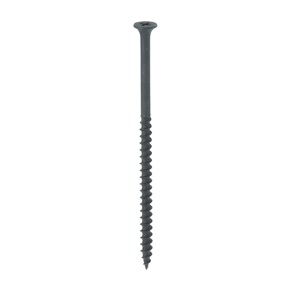 TIMCO 4.8 x 100 Drywall Coarse Thread Bugle Head Black Screws for secure plasterboard fixing to timber stud walls.