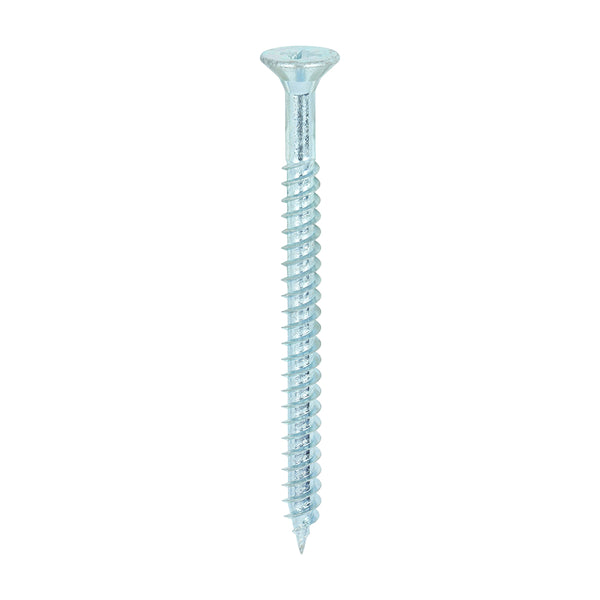 TIMCO Twin-Threaded Countersunk Silver Woodscrews - 10 x 2 1/2