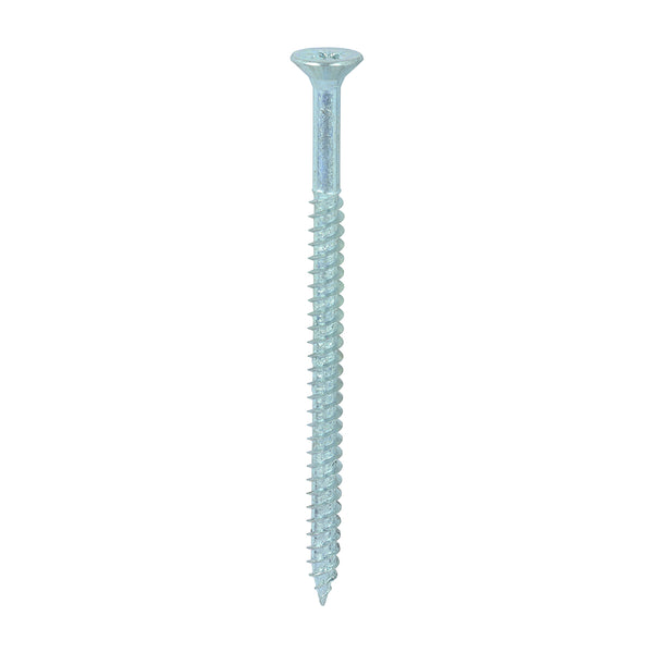 TIMCO Twin-Threaded Countersunk Silver Woodscrews - 12 x 3 1/2