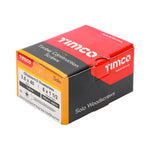 TIMCO Solo Countersunk Gold Woodscrews 3.5x40 designed for fixing timber, man-made boards, or masonry using plastic plugs.