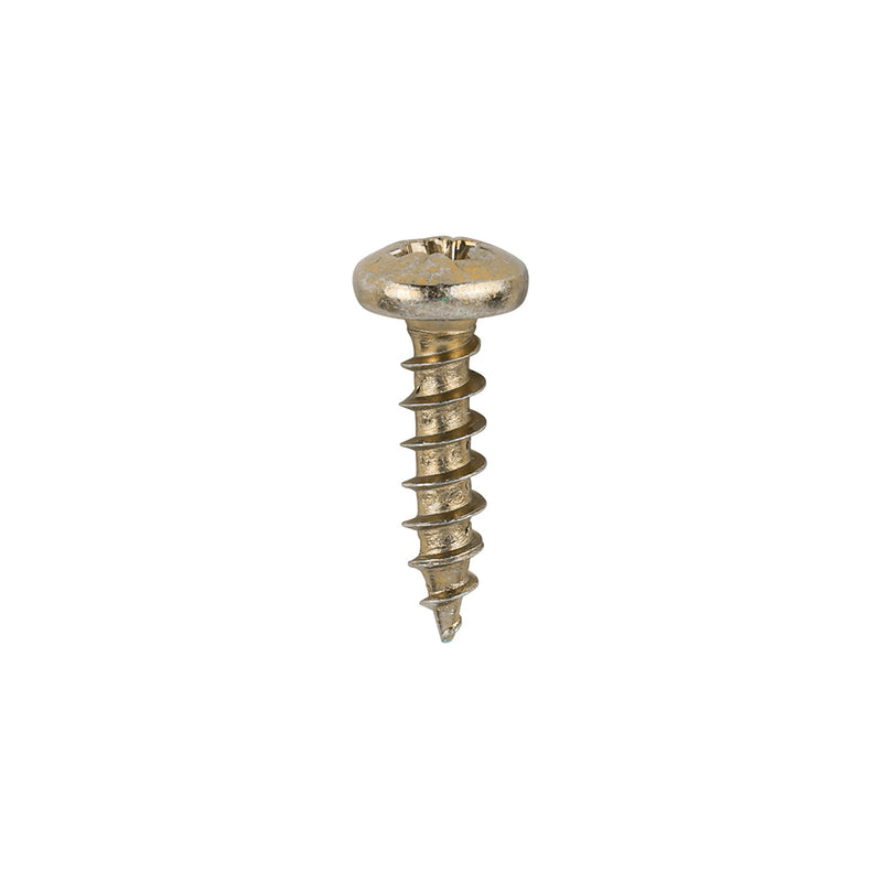 TIMCO Classic Multi-Purpose Pan Head Gold Woodscrews - 4.0 x 16