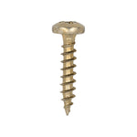 TIMCO Classic Multi-Purpose Pan Head Gold Woodscrews - 4.0 x 20