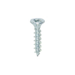 TIMCO Solo Countersunk Silver Woodscrews - 4.0 x 20