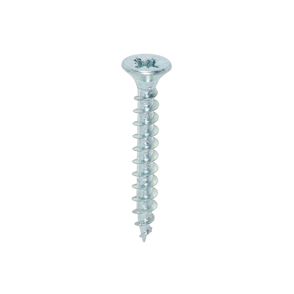 TIMCO Solo Countersunk Silver Woodscrews - 4.0 x 30