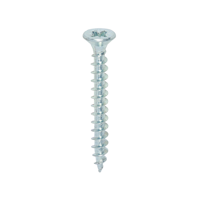 TIMCO Solo Countersunk Silver Woodscrews - 4.0 x 35