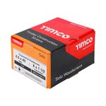 TIMCO Solo Countersunk Silver Woodscrews - 4.0 x 40