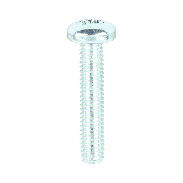 TIMCO Machine Pan Head Silver Screws - M4 x 20