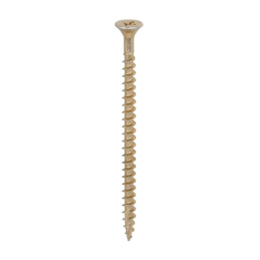 TIMCO C2 Strong-Fix Multi-Purpose Premium Countersunk Gold Woodscrews - 5.0 x 80