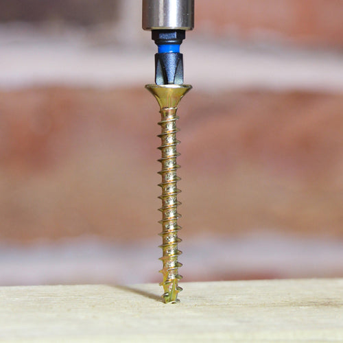 TIMCO C2 Strong-Fix Multi-Purpose Premium Countersunk Gold Woodscrews - 5.0 x 90