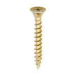 TIMCO C2 Strong-Fix Multi-Purpose Premium Countersunk Gold Woodscrews - 3.5 x 30