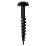 TIMCO Rainwater Bracket Exterior Black Screws - 4.0 x 40
