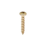 TIMCO Classic Multi-Purpose Pan Head Gold Woodscrews - 3.5 x 12