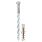 TIMCO Coach Screws Hex Head Silver  - 8.0 x 100