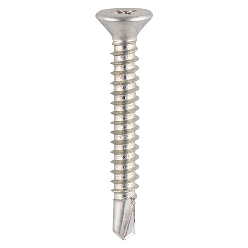 TIMCO Window Fabrication Screws Countersunk PH Self-Tapping Self-Drilling Point Zinc - 4.8 x 25