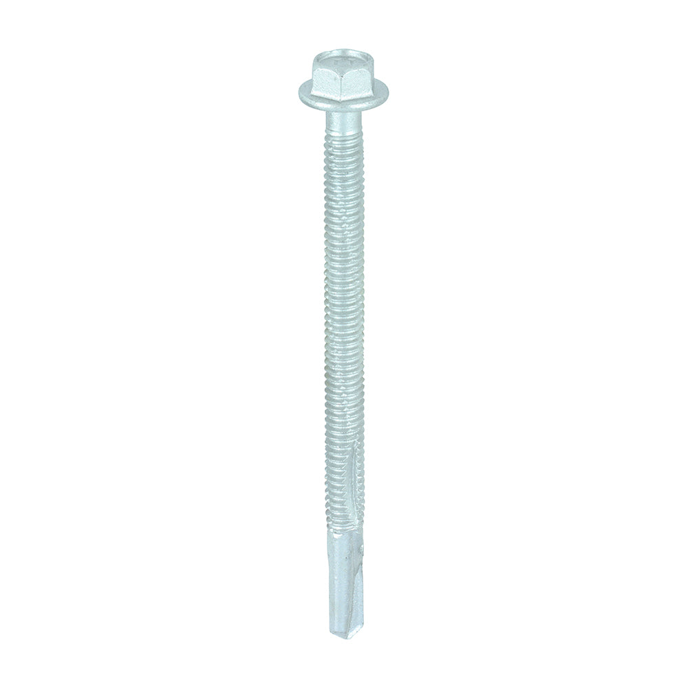 TIMCO Self-Drilling Heavy Section Screws Exterior Silver with EPDM Washer - 5.5 x 80