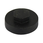 TIMCO Hex Head Cover Caps Black - 19mm