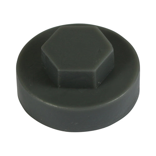 TIMCO Hex Head Cover Caps Slate Grey - 16mm