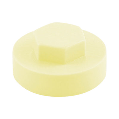TIMCO Hex Head Cover Caps White (Creamy) - 16mm