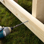 TIMCO Timber Screws Hex Flange Head A4 Stainless Steel - 6.7 x 150