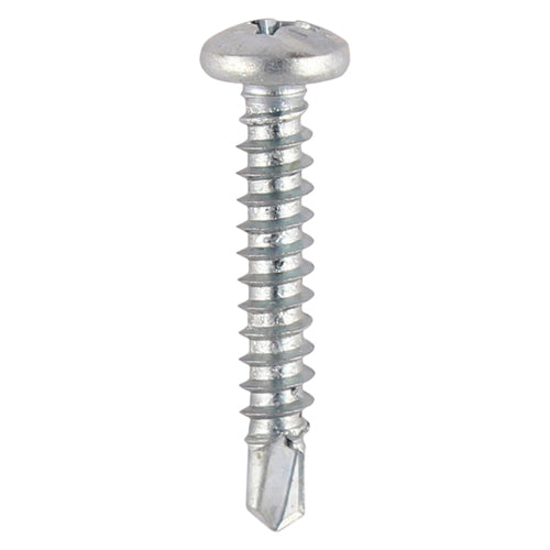 TIMCO Window Fabrication Screws Pan PH Self-Tapping Thread Self-Drilling Point Zinc - 4.2 x 19