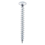 TIMCO Solo Pan Head Silver Woodscrews - 4.0 x 20