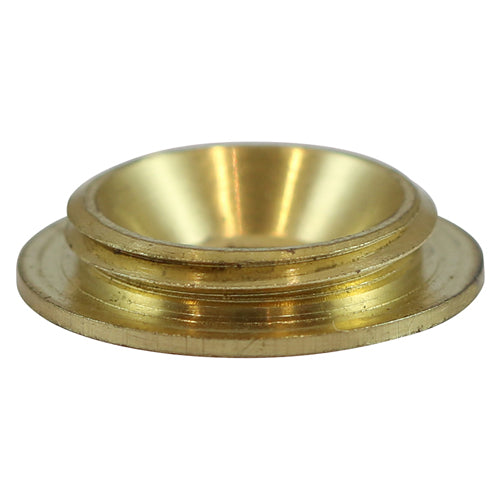 TIMCO Threaded Screw Caps Solid Brass Satin Brass - 18mm