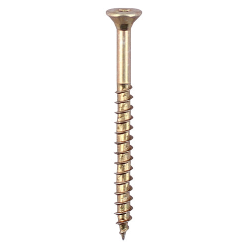 TIMCO Velocity Premium Multi-Use Countersunk Gold Woodscrews - 4.0 x 35